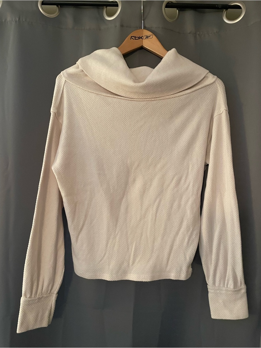 FP We the Free cowl neck cream sweater long sleeve shirt Free People womens XS
